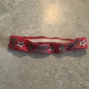 🎉Gymnast red cheetah print headband
